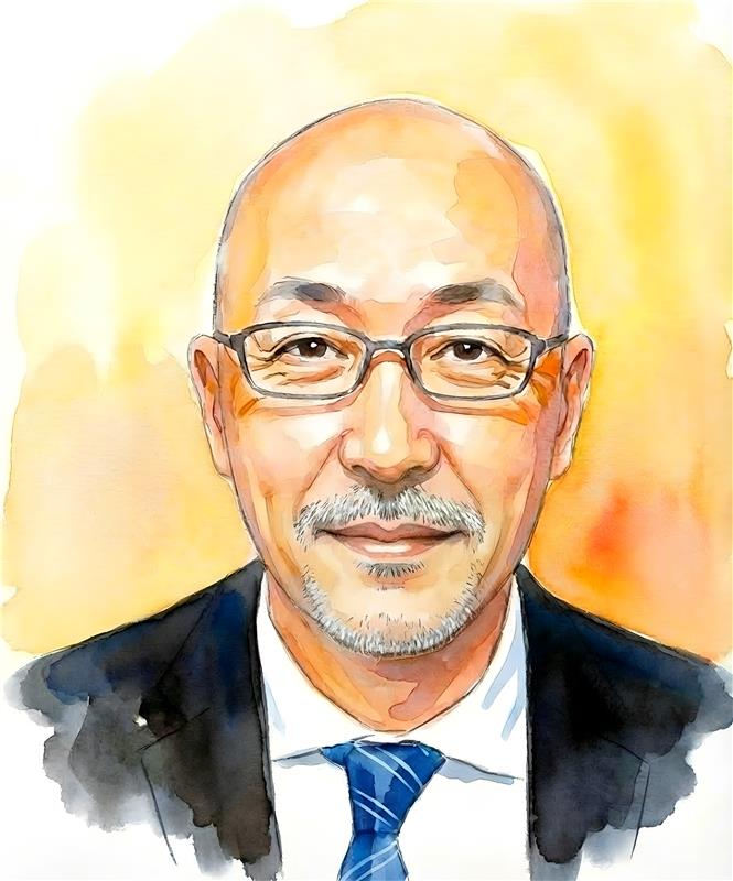 代表取締役細川直樹の似顔絵
