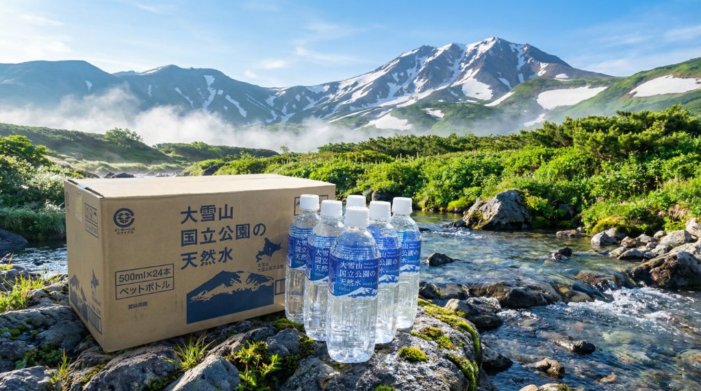 大雪山国立公園の天然水　500ml×24本